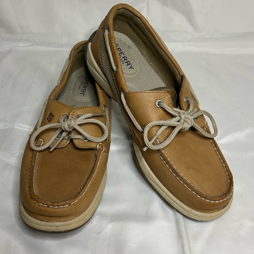 Sperry Tan Leather Loafers